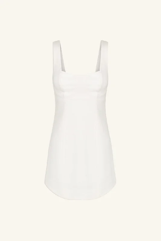 AMURA BUSTIER MINI DRESS - CREAM