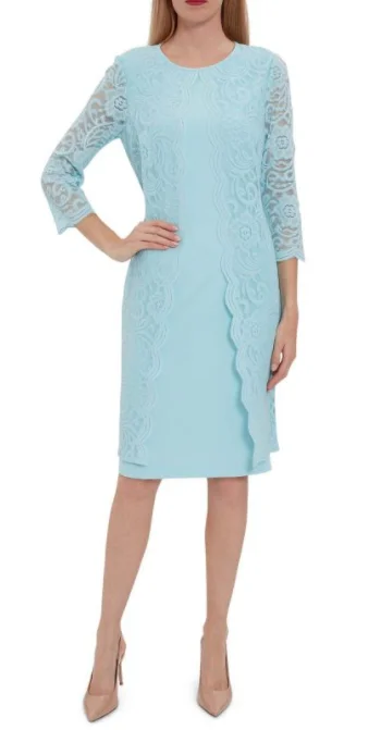 Clarabelle Lace Dress Blue