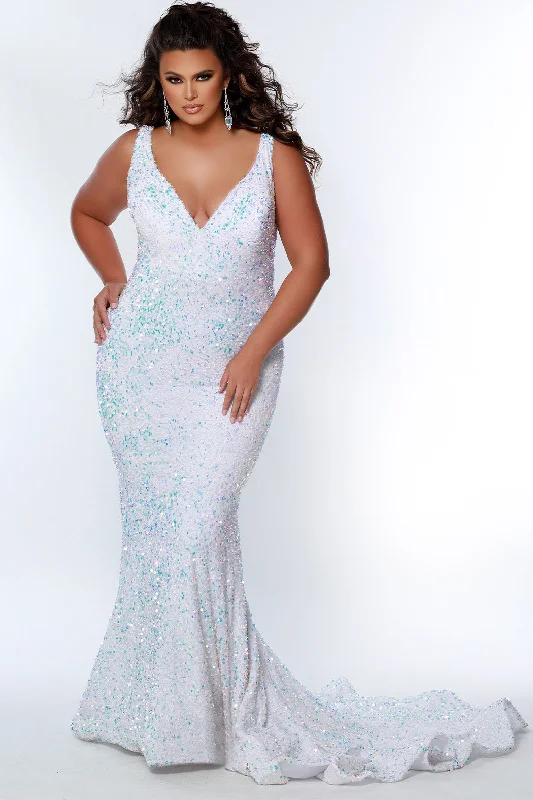 Spoiler Plus Size Mermaid Pageant Gown