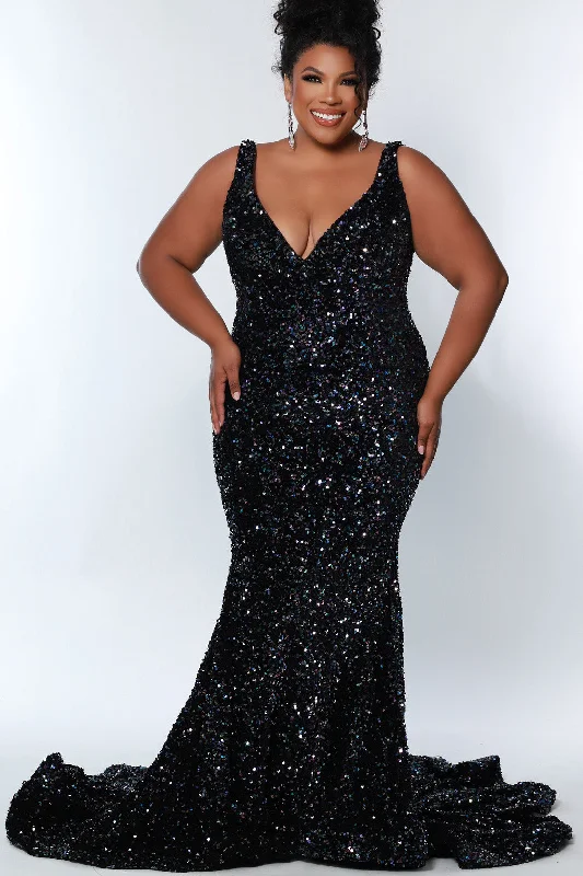 Spoiler Plus Size Mermaid Pageant Gown