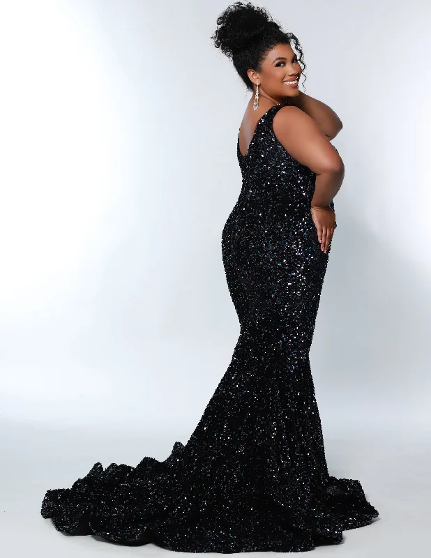 Spoiler Plus Size Mermaid Pageant Gown