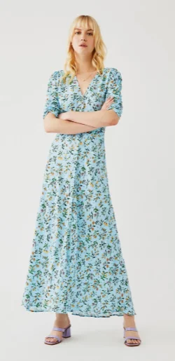 Marley Floral Blue Dress