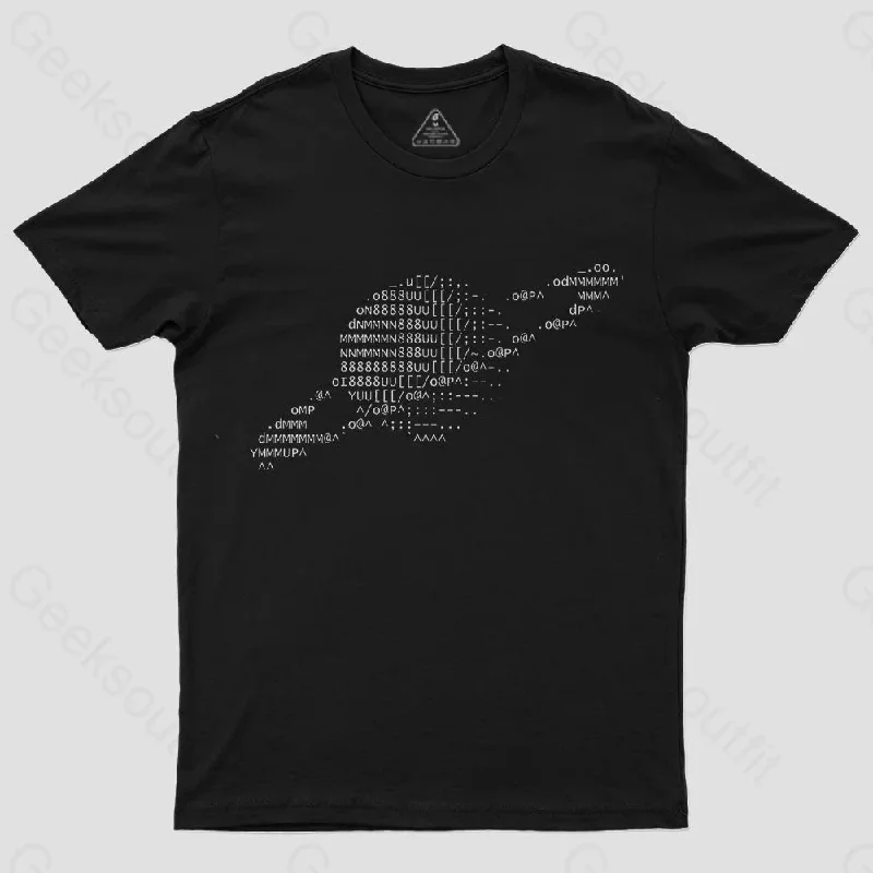 ASCII Art Planet T-Shirt