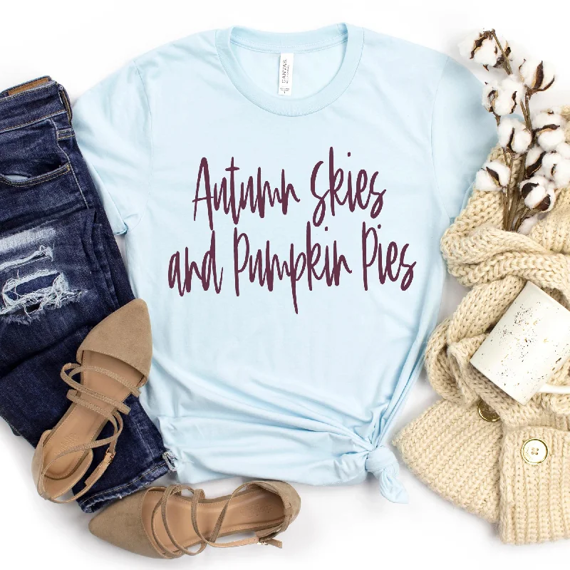 Autumn Skies and Pumpkin Pies  GRAPHIC TEE