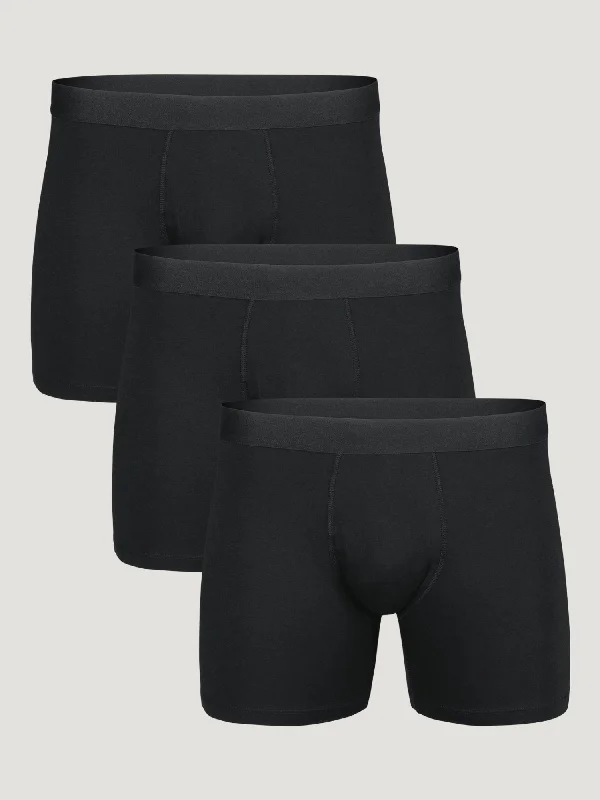 Black Boxer Briefs 3-Pack