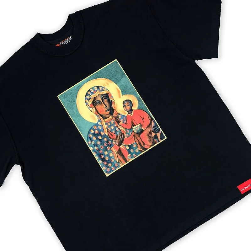 Black Madonna T-Shirt - Black