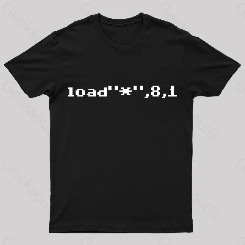 C64 Load Command Nerd T-Shirt