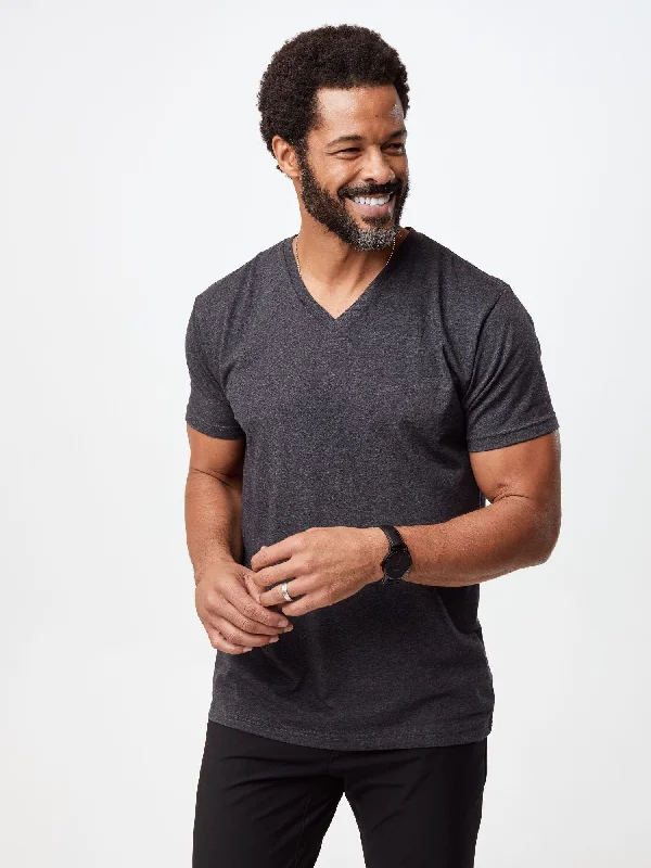 Charcoal V-Neck