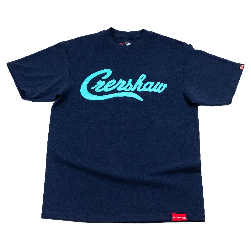 Limited Edition Crenshaw T-Shirt - Navy/Teal