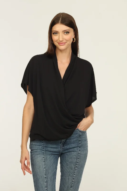 Cupro Surplice Tee