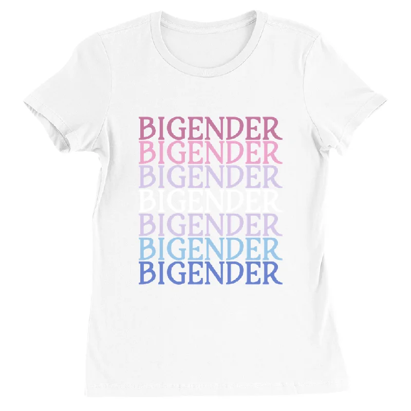 Funky Text Gender Fitted T-Shirts | Bella and Canvas