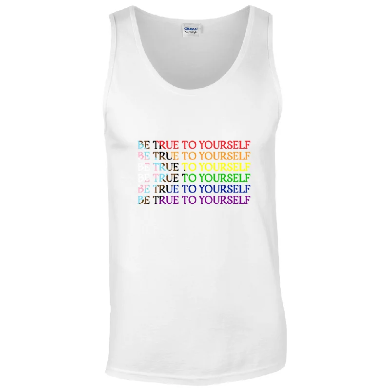 Funky Text Orientation Unisex Tank Tops |  Gildan