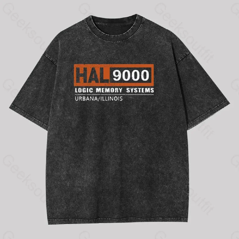 HAL 9000, distressed Washed T-Shirt