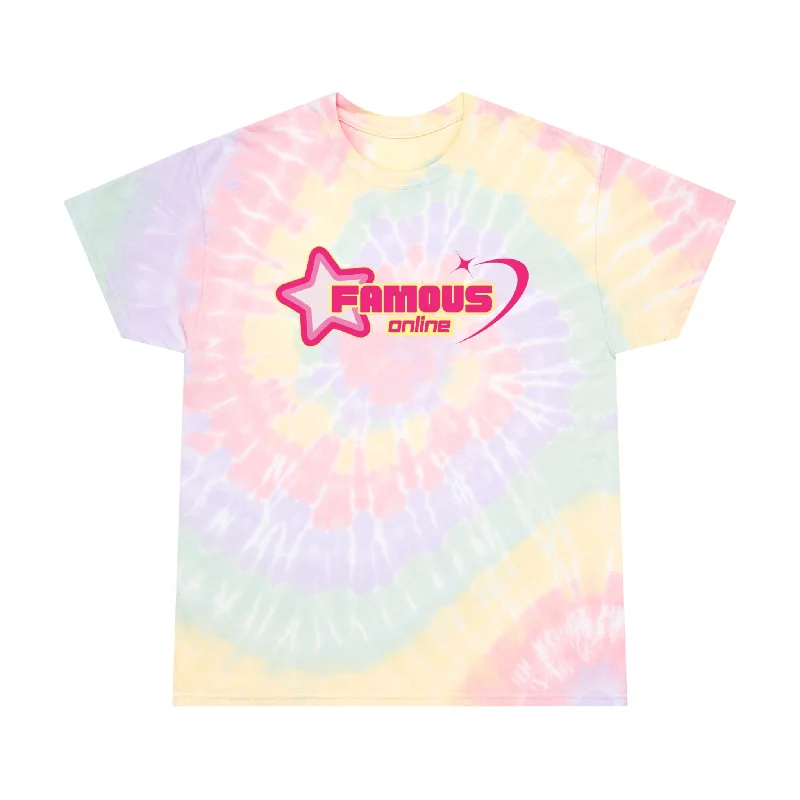 Hot Girl Famous Online Tie-Dye Women's Graphic Short Sleeve Tee