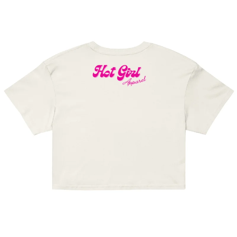 Hot Girl Main Character Women’s Short Sleeve Crop Top