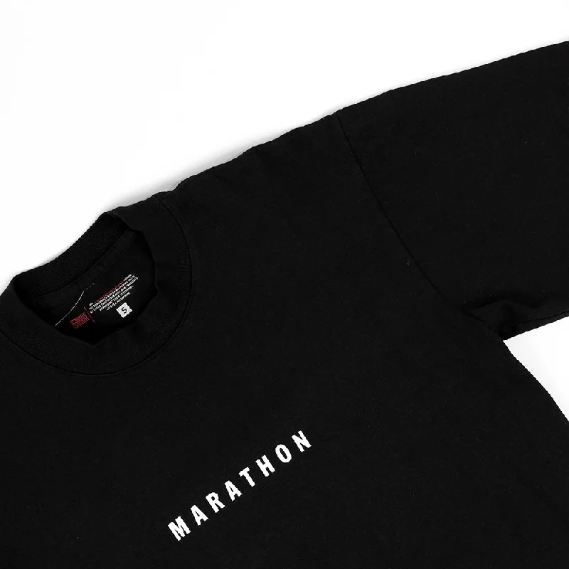 Marathon Impression T-Shirt - Black/White