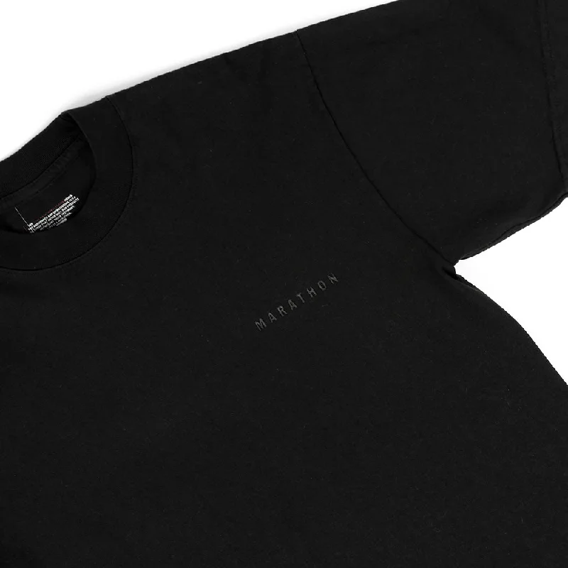 Marathon Signature Classic T-Shirt - Black/Black