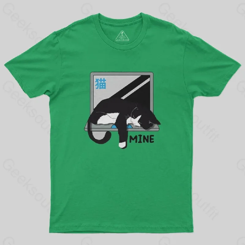 Mine Computer Cat T-Shirt