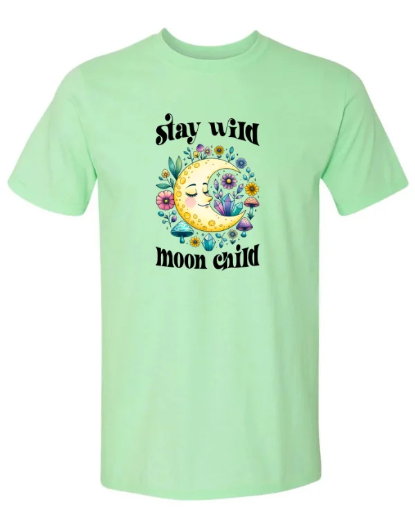 Mint Stay Wild Moon Child Tee