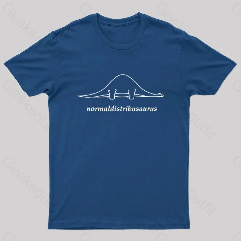 Normal Distribution Dinosaur Geek T-Shirt