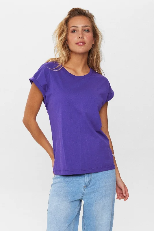 NUBEVERLY T-SHIRT - GOTS - Tillandsia Purple