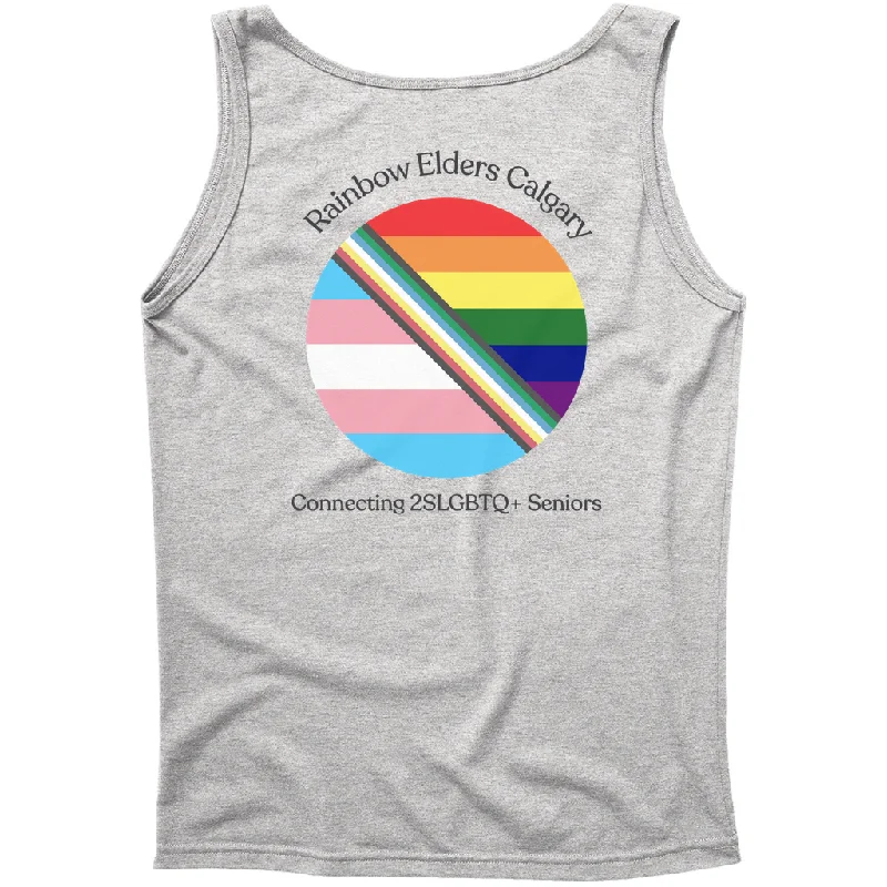 Rainbow Elders YYC Relaxed Fit Tank Tops - Gildan