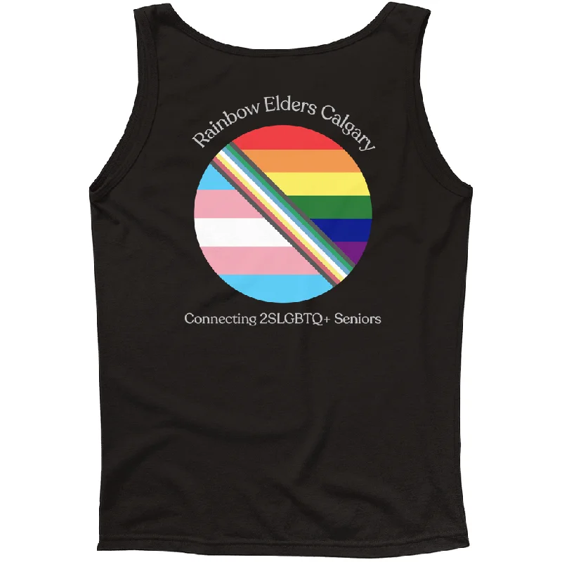 Rainbow Elders YYC Relaxed Fit Tank Tops - Gildan