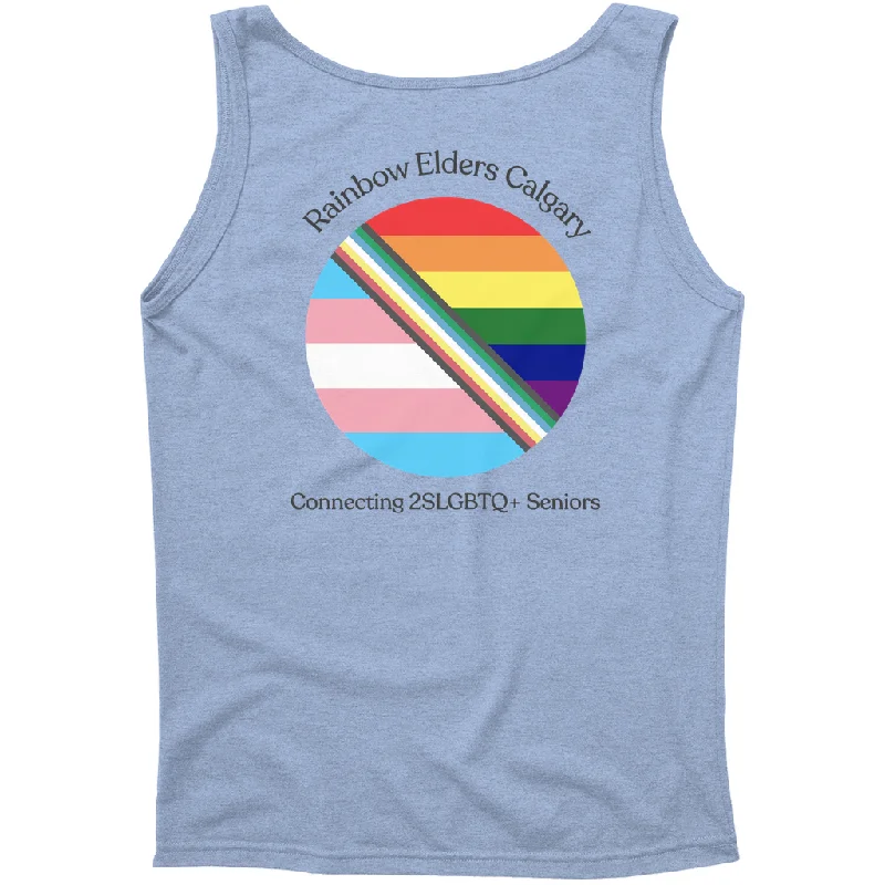 Rainbow Elders YYC Relaxed Fit Tank Tops - Gildan