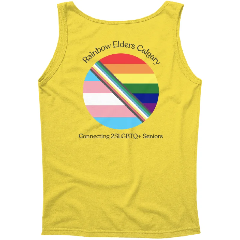 Rainbow Elders YYC Relaxed Fit Tank Tops - Gildan