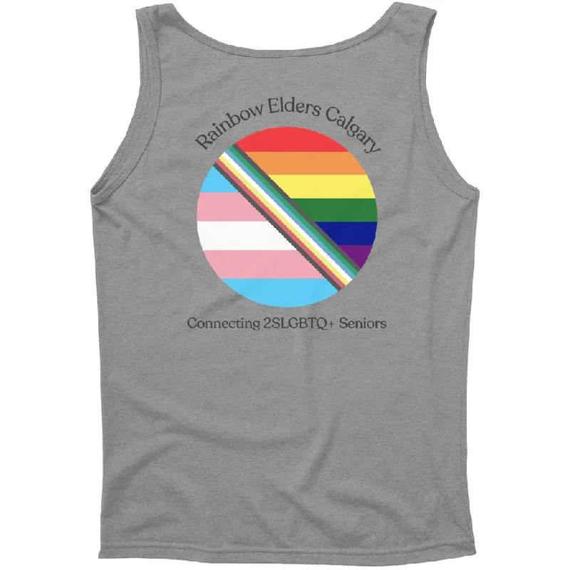 Rainbow Elders YYC Relaxed Fit Tank Tops - Gildan