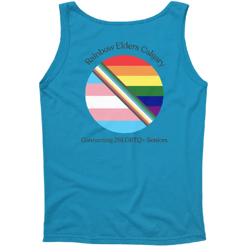 Rainbow Elders YYC Relaxed Fit Tank Tops - Gildan