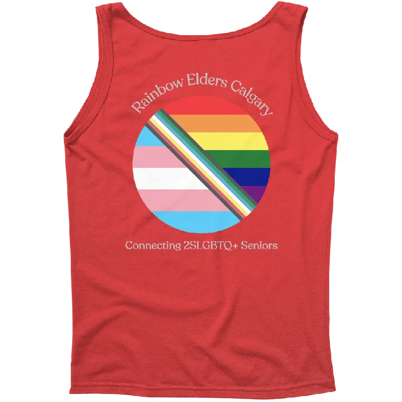 Rainbow Elders YYC Relaxed Fit Tank Tops - Gildan