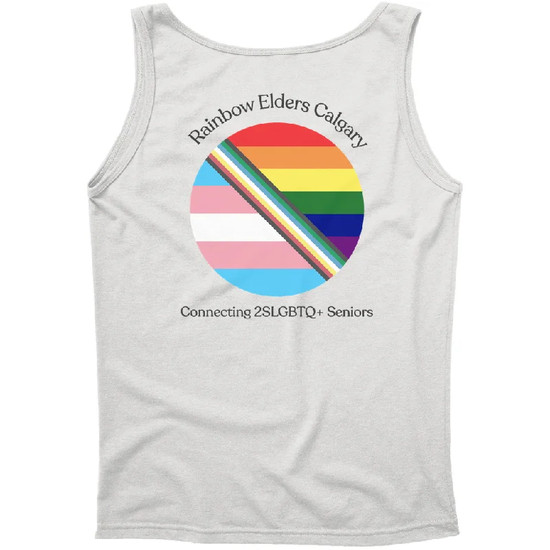 Rainbow Elders YYC Relaxed Fit Tank Tops - Gildan