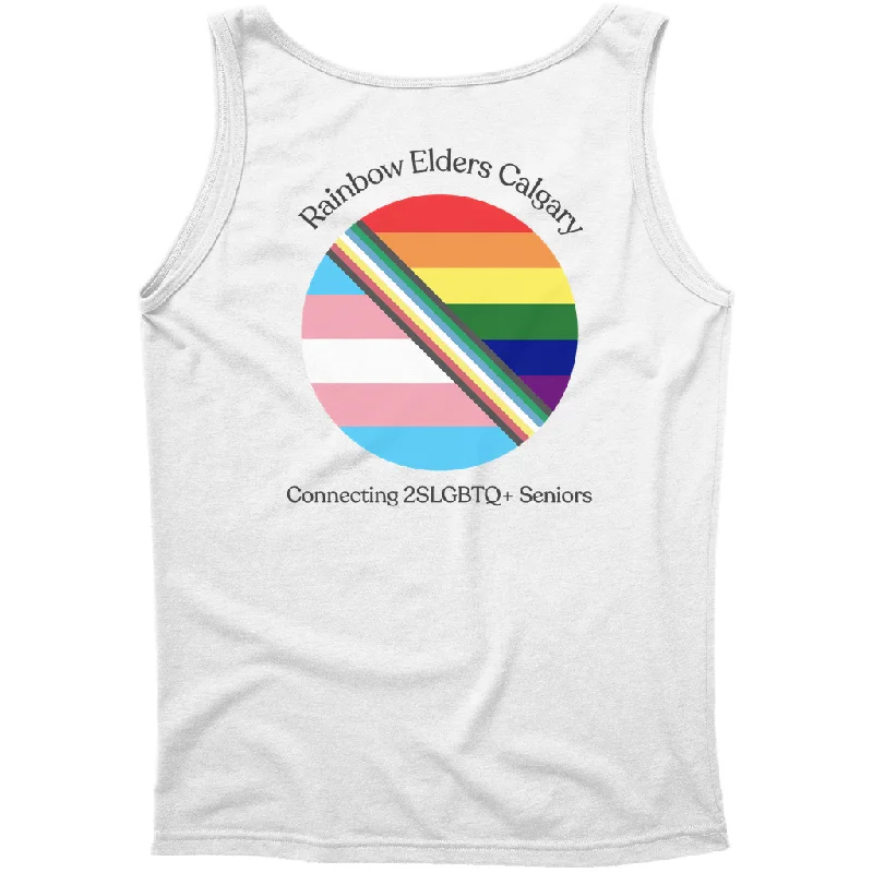 Rainbow Elders YYC Relaxed Fit Tank Tops - Gildan