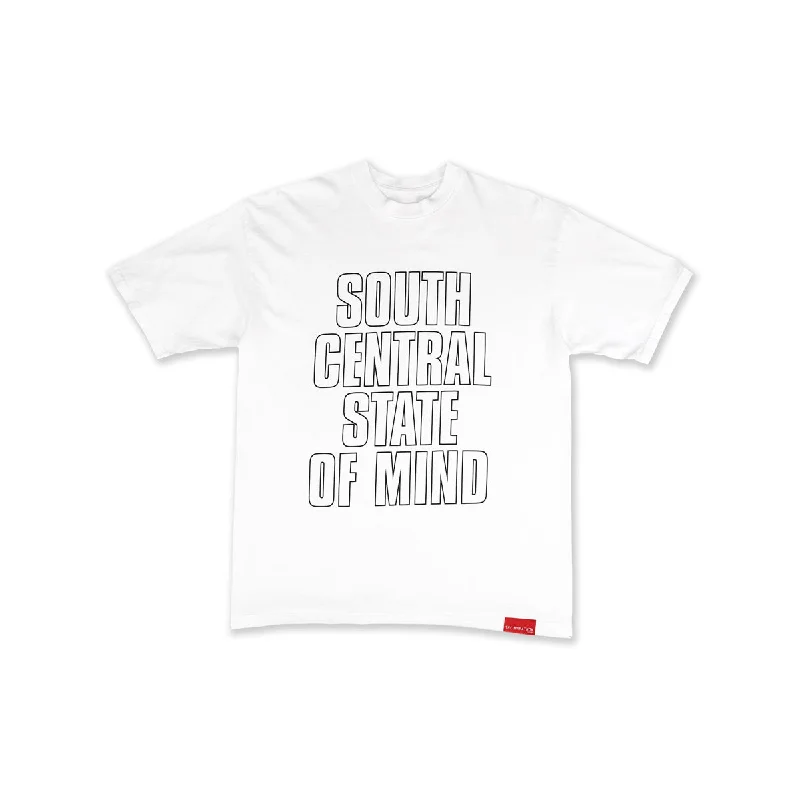 South Central State of Mind T-Shirt - White/Black