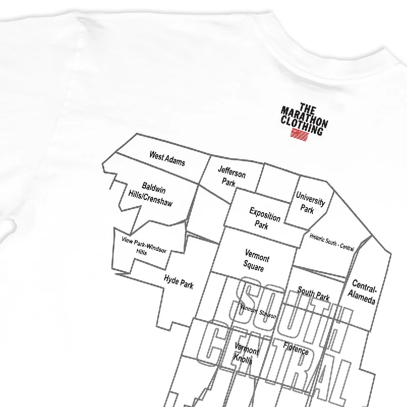 South Central State of Mind T-Shirt - White/Black