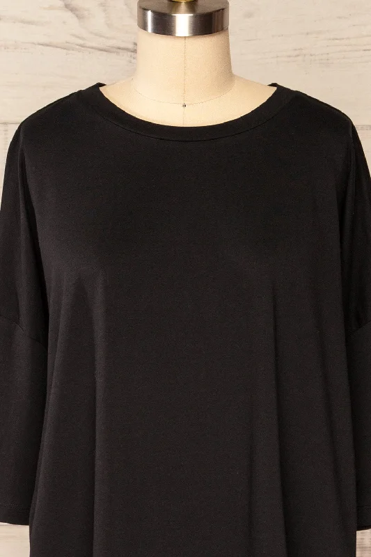 Vasto Black | Oversized T-Shirt