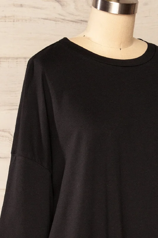 Vasto Black | Oversized T-Shirt