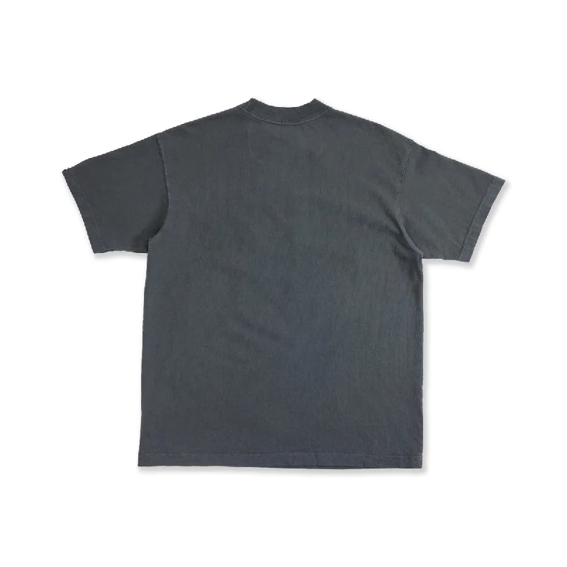 Vintage Embroidered Victory T-Shirt - Vintage Grey/Black