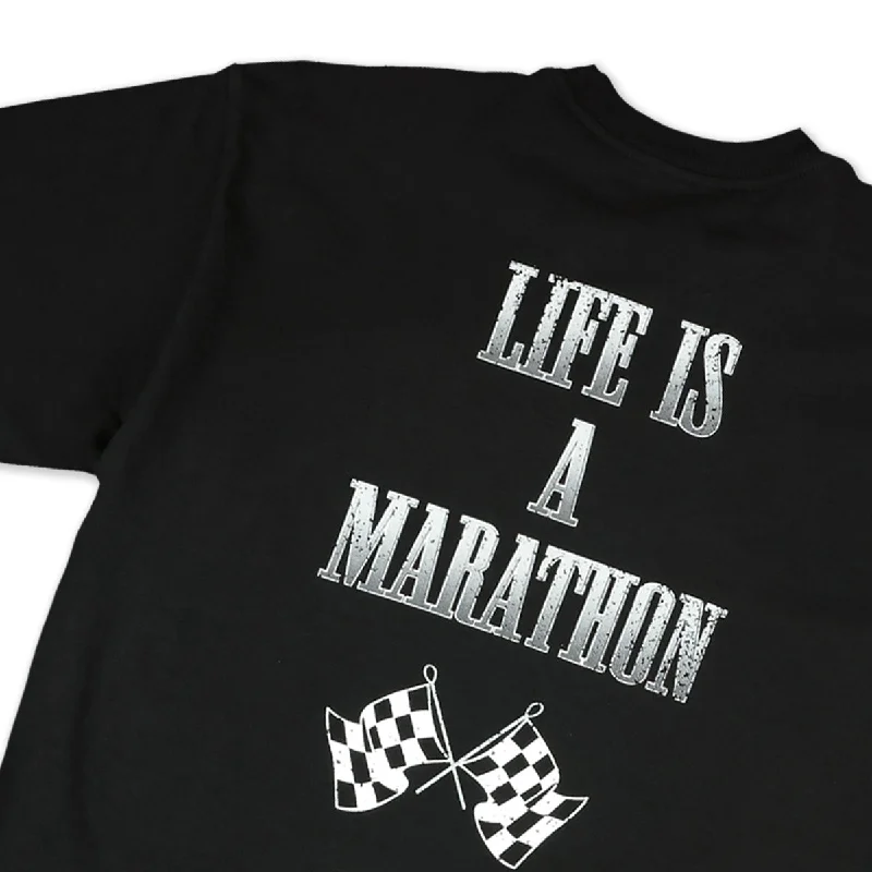 Vintage Mantra T-Shirt - Black/Silver