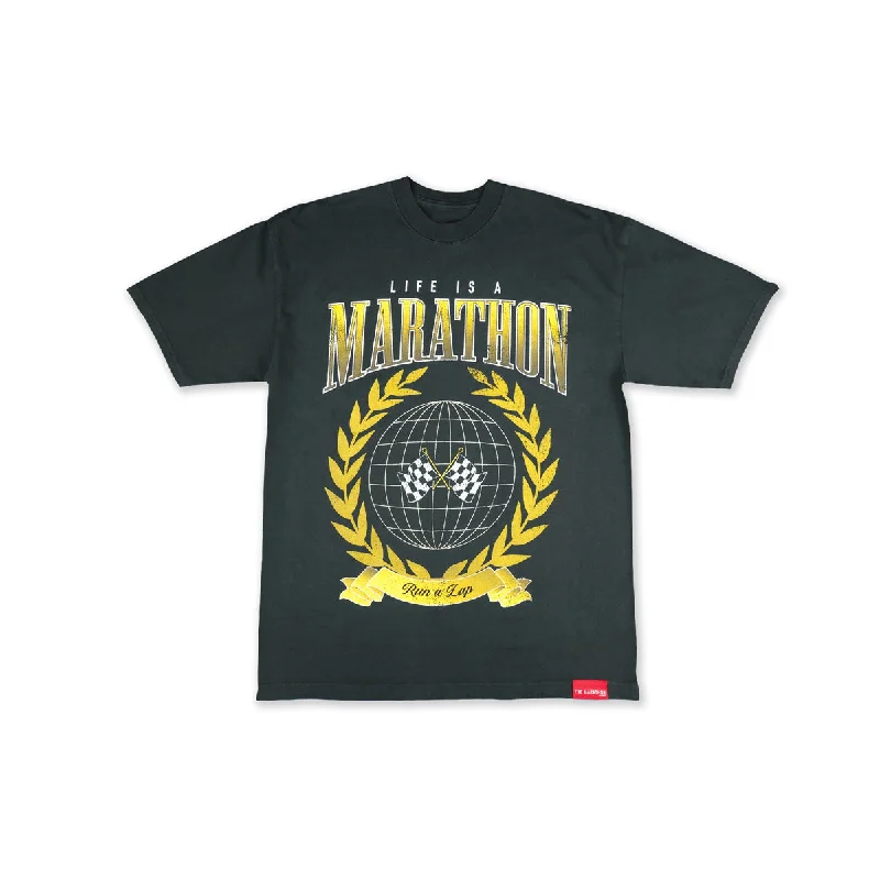 Vintage Mantra T-Shirt - Vintage Black/Gold