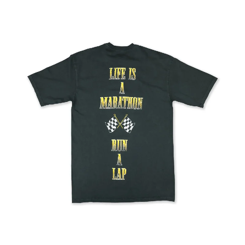 Vintage Mantra T-Shirt - Vintage Black/Gold