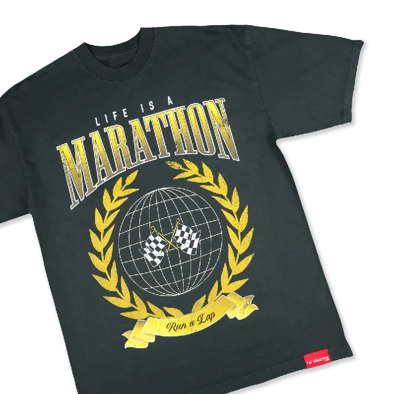 Vintage Mantra T-Shirt - Vintage Black/Gold